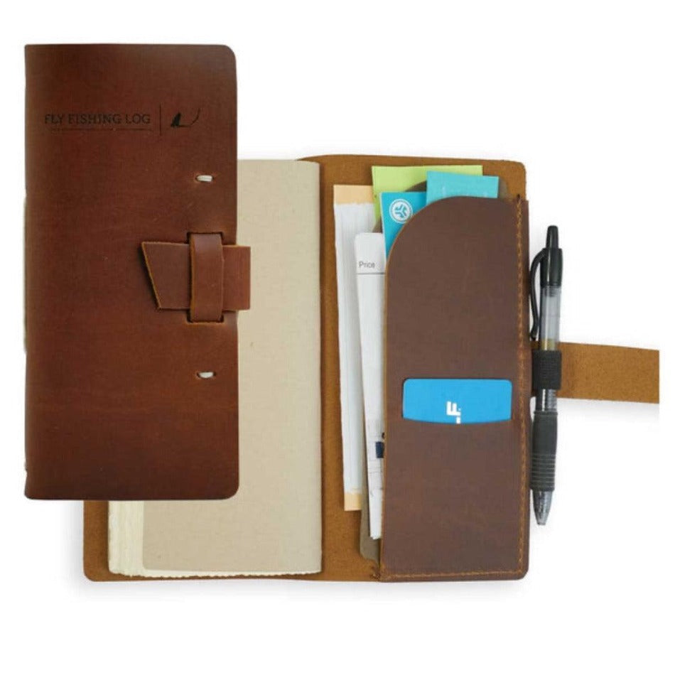 
                  
                    Leather Fly Fishing Log Pro Edition - Fish On! Custom Rods
                  
                