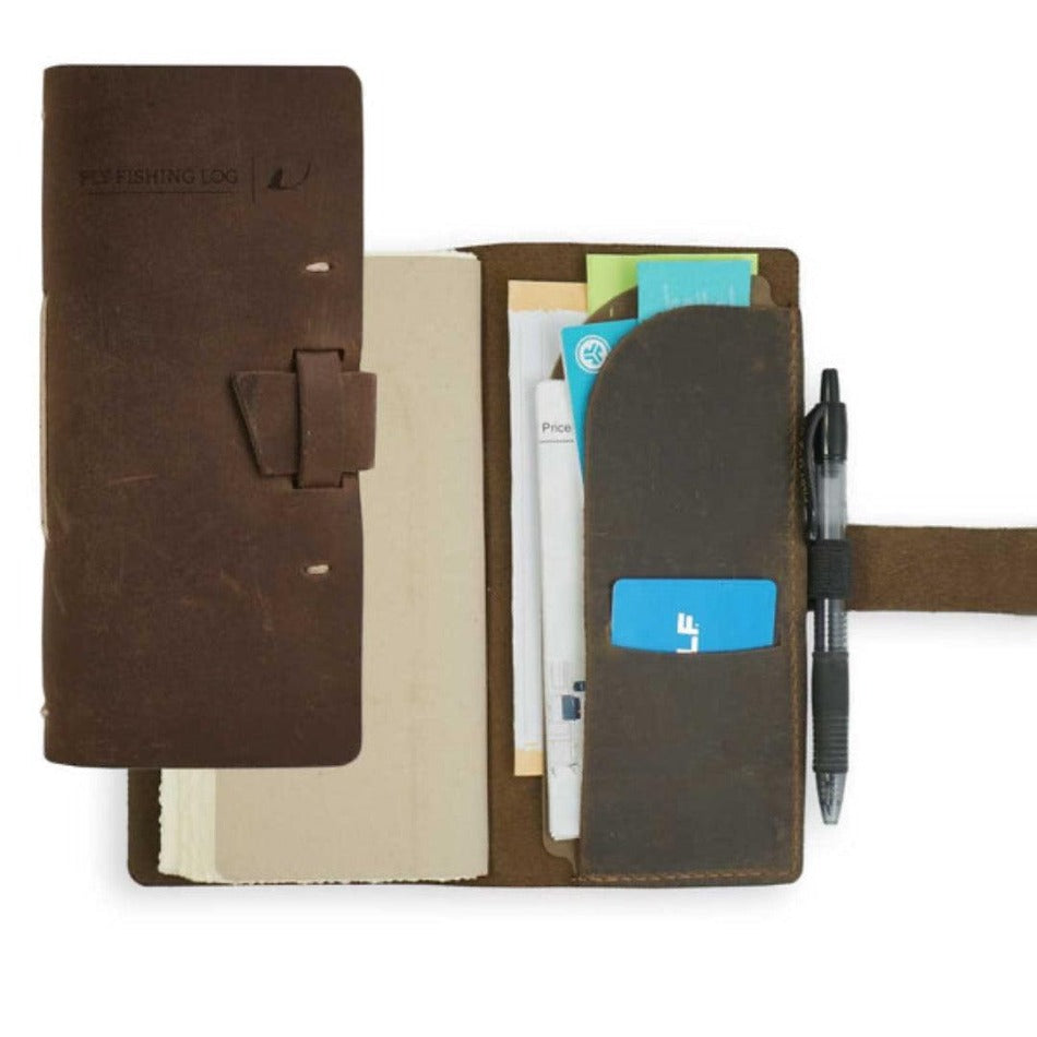 
                  
                    Leather Fly Fishing Log Pro Edition - Fish On! Custom Rods
                  
                