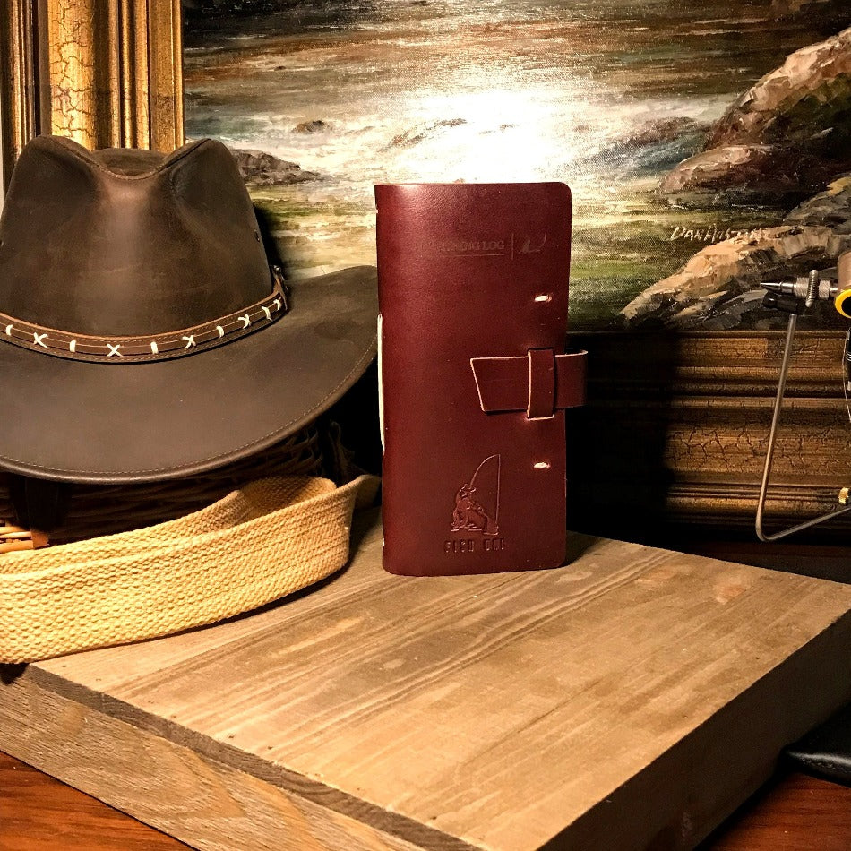 
                  
                    Leather Fly Fishing Log Pro Edition - Fish On! Custom Rods
                  
                