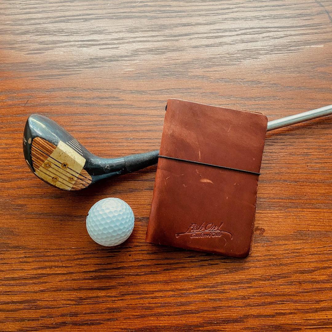 
                  
                    Leather Golf Log -Refillable - Fish On! Custom Rods
                  
                