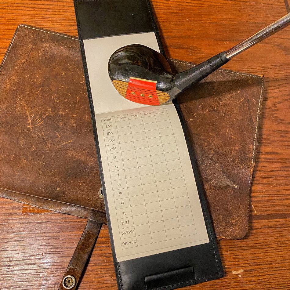 
                  
                    Leather Golf Yardage Book Holder - Fish On! Custom Rods
                  
                