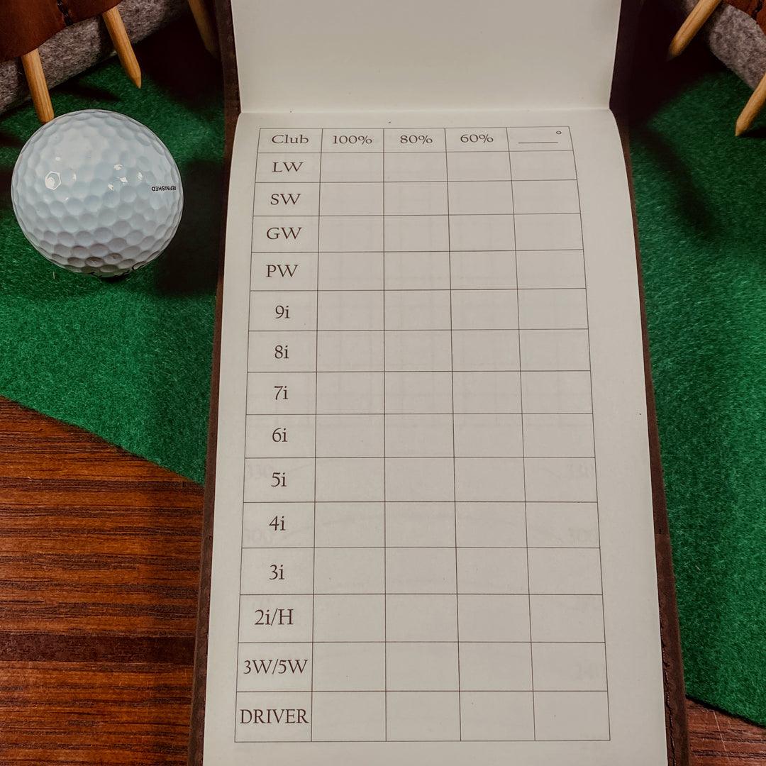 
                  
                    Leather Golf Yardage Book Holder - Fish On! Custom Rods
                  
                