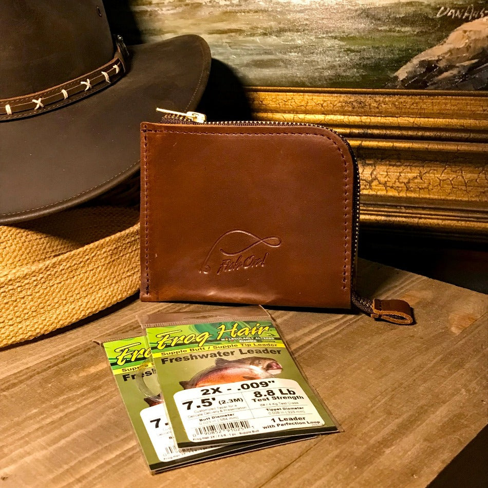 Leather Leader Wallet Pro Edition – Fish On! Custom Rods