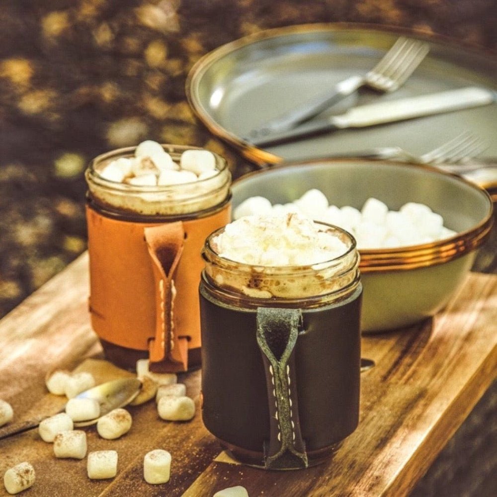 Leather Miners Mug - Fish On! Custom Rods