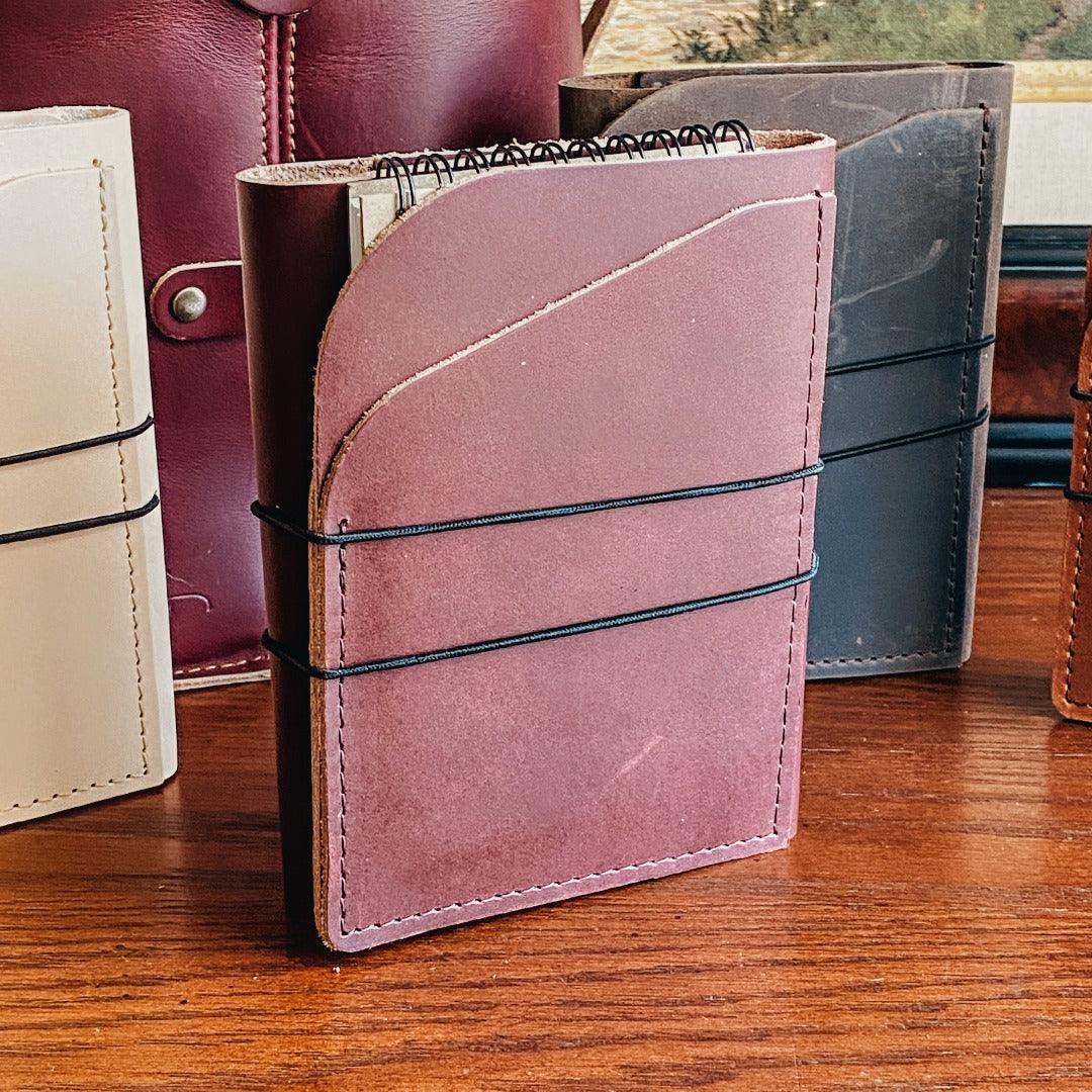 Leather Notebook Classic Pocket Cover Limited - Fish On! Custom Rods