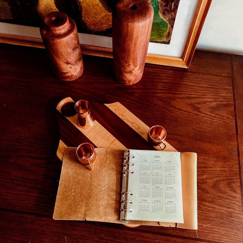 
                  
                    Leather Weekly Task Planner-Small - Fish On! Custom Rods
                  
                