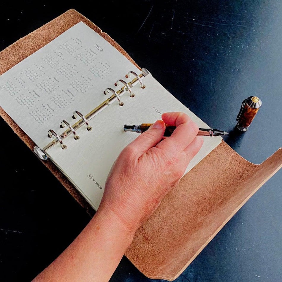 
                  
                    Leather Weekly Task Planner-Small - Fish On! Custom Rods
                  
                