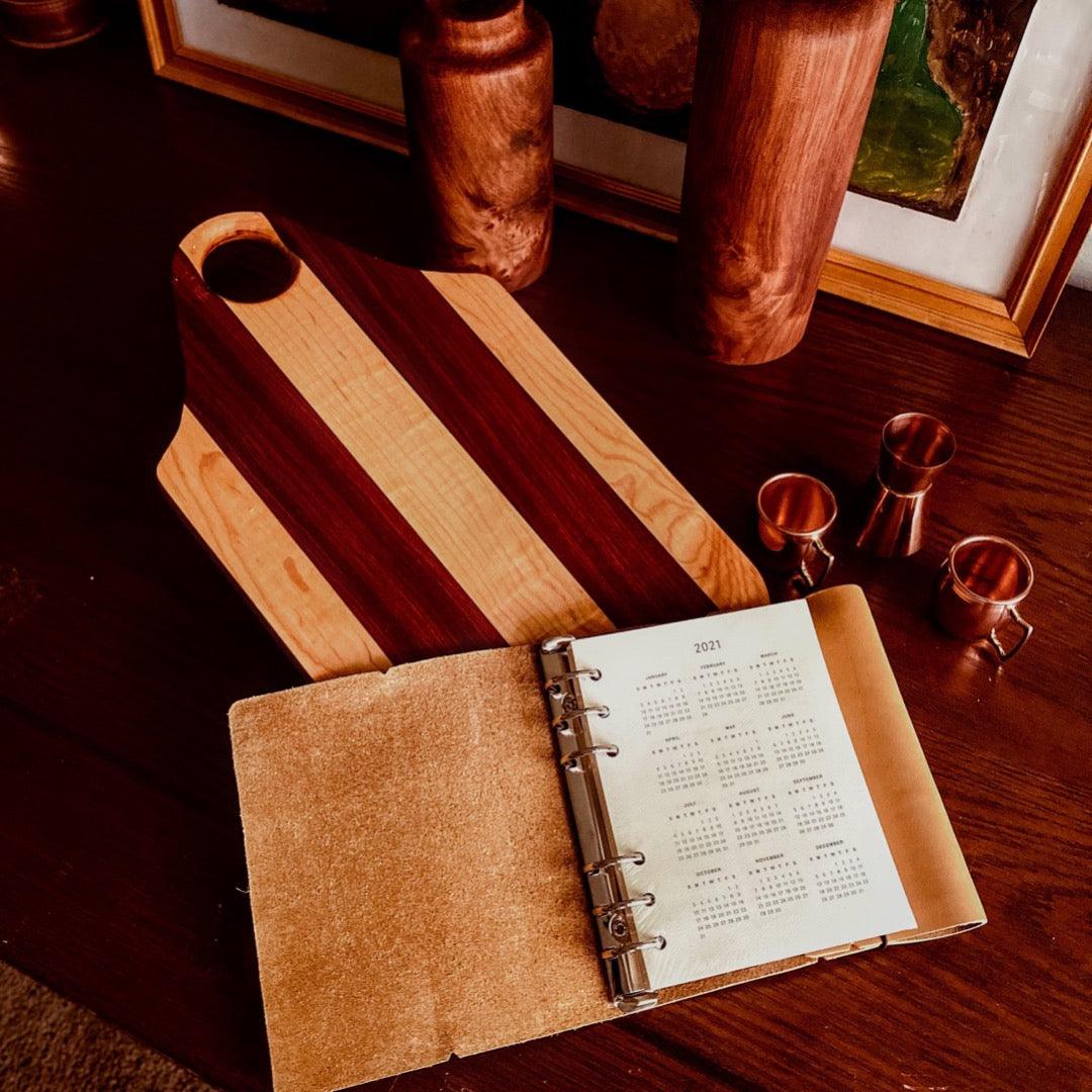 
                  
                    Leather Weekly Task Planner-Small - Fish On! Custom Rods
                  
                