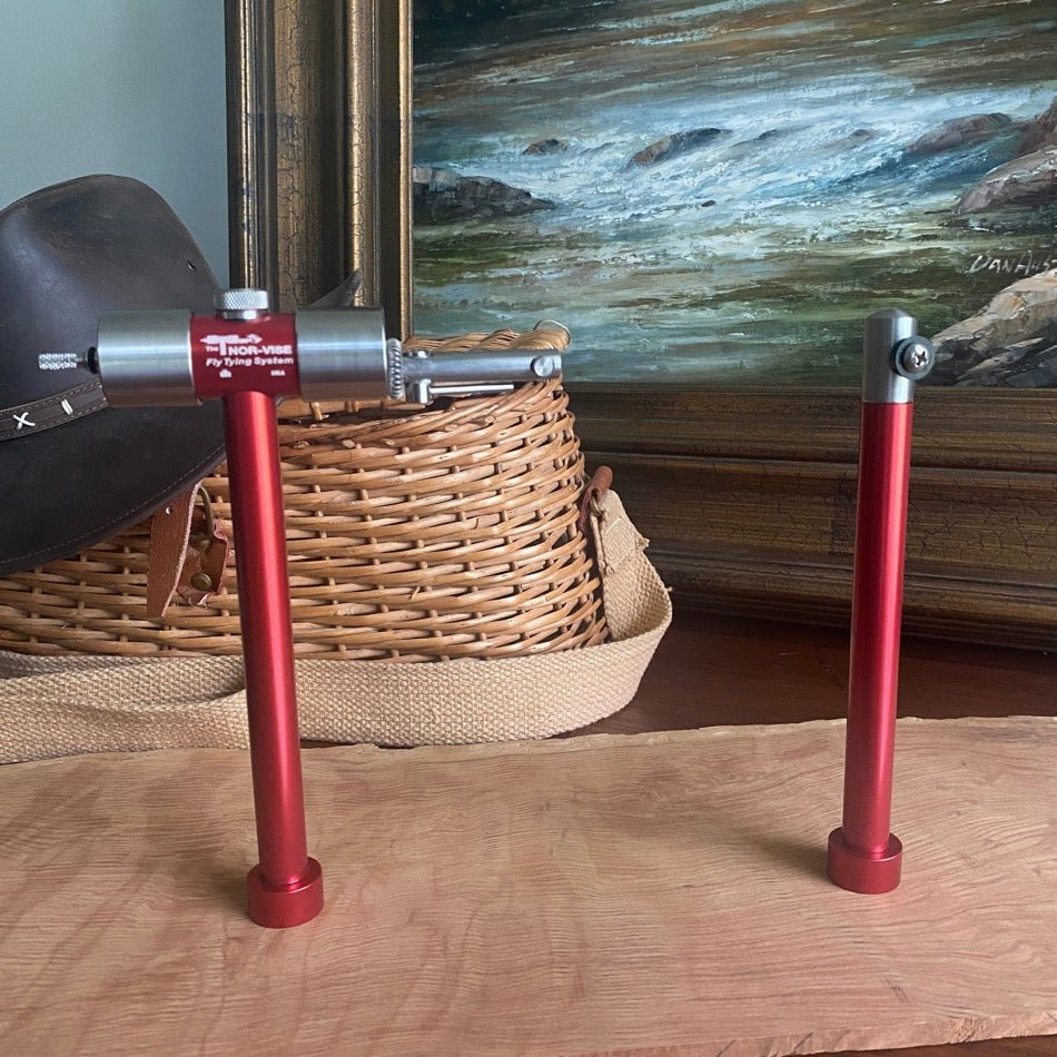 Legacy C - Radical Red Stainless Steel Vise - Fish On! Custom Rods