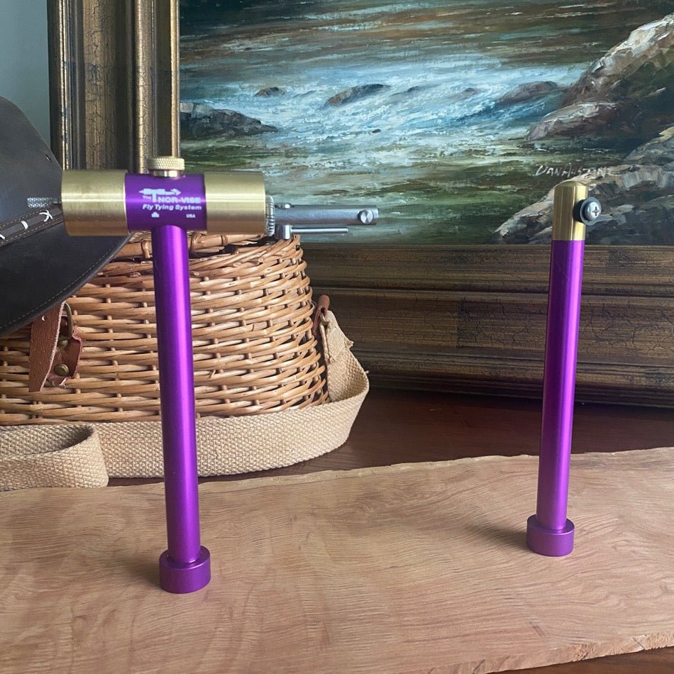 Legacy C - Royal Purple Stainless Steel Vise - Fish On! Custom Rods