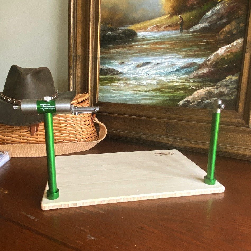 Legacy C - Shamrock Green Stainless - Steel Vise - Fish On! Custom Rods