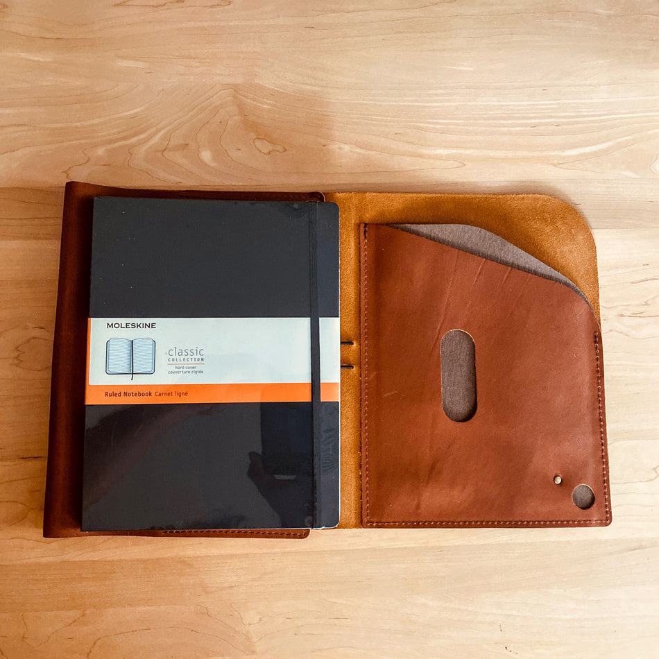 
                  
                    Moleskine Classic XL Leather Notebook Cover Limited - Fish On! Custom Rods
                  
                