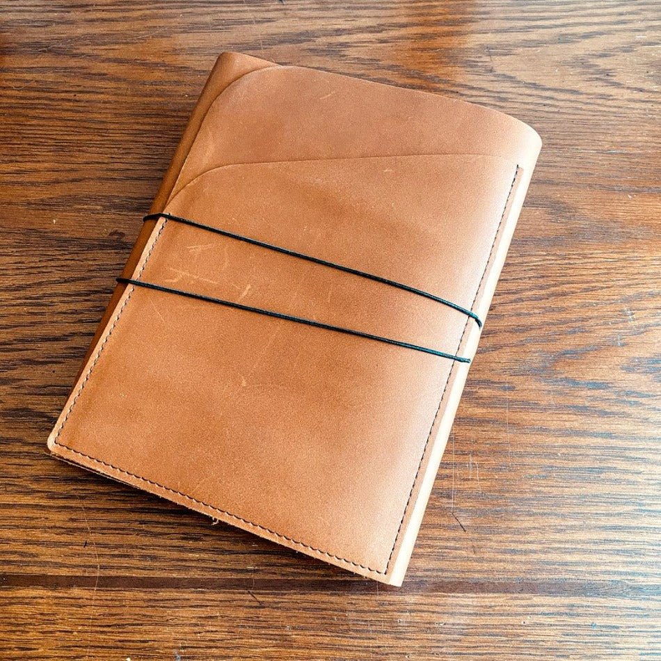 Moleskine Classic XL Leather Notebook Cover - Premium Quality - Fish On! Custom Rods