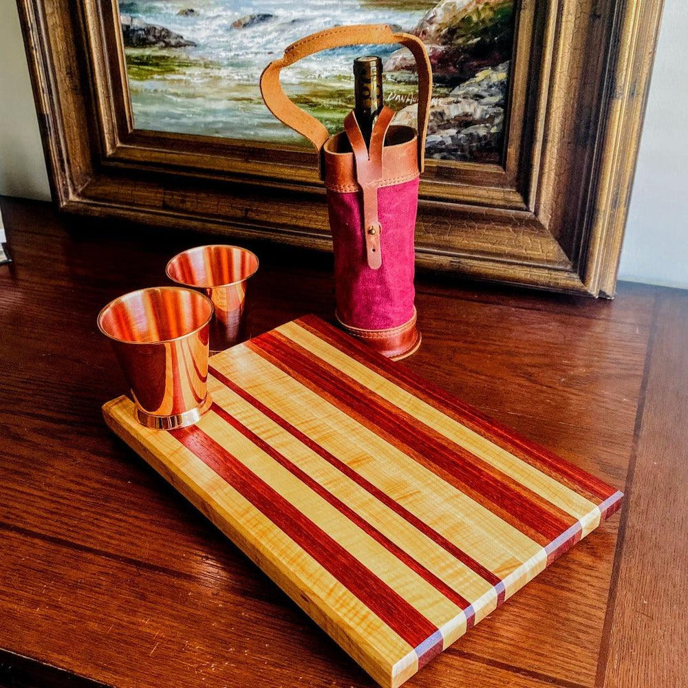 
                  
                    Napa Leather Wine Tote - Fish On! Custom Rods
                  
                