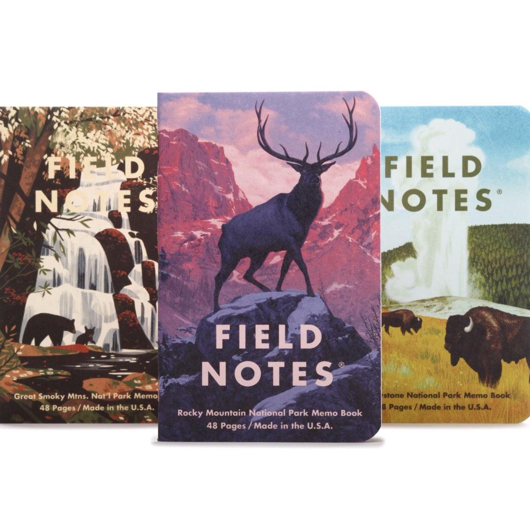 National Parks Series C 3 - Pack - Rocky Mountains, Smoky Mountains, Yellowstone - Fish On! Custom Rods