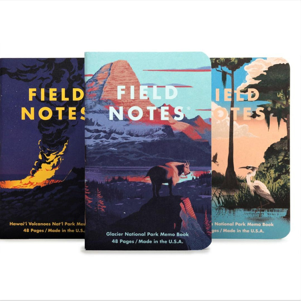 National Parks Series F 3-Pack - Glacier, Hawaii Volcanoes, Everglades - Fish On! Custom Rods