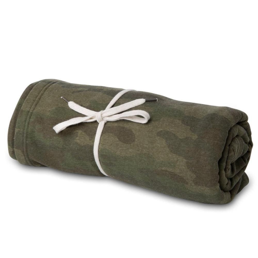 November Outdoors Premium Cotton Cabin Comfort Blanket - 62x78 Luxury Travel Throw - Fish On! Custom Rods