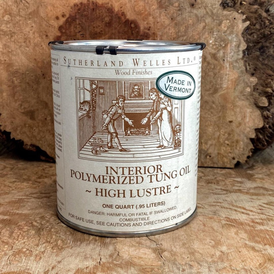 The Original Formula Polymerized Tung Oil is the first product Sutherland Welles Ltd.® formulated. It’s a perfect choice for creating the finest hand rubbed finish. This product can be used for many different projects. -Original Polymerized Tung Oil High Lustre - Fish On! Custom Rods