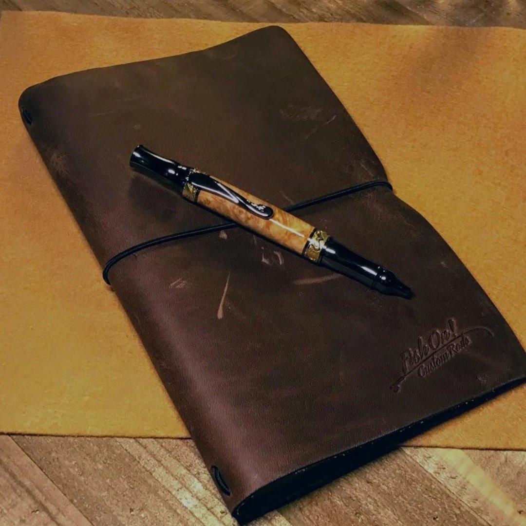 Paradigm Leather Journal - Fish On! Custom Rods