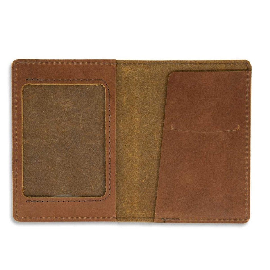 
                  
                    Passport and Vax Card Leather Wallet - Fish On! Custom Rods
                  
                