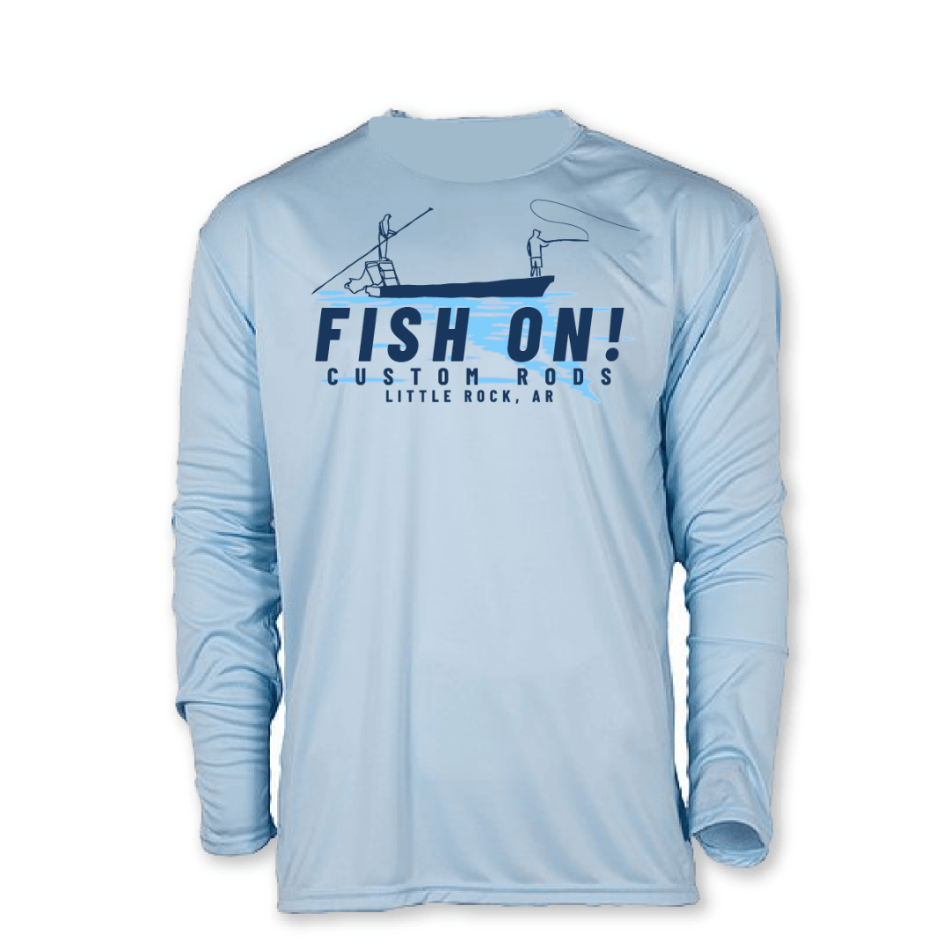 Fish On! Performance Long Sleeve Sun Shirt x Large / Tropical Water