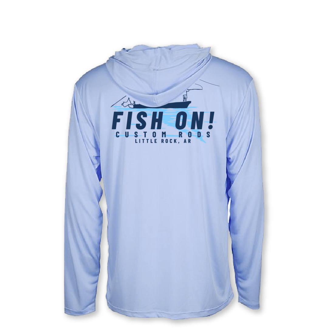 
                  
                    Performance Sun Hoodie - Fish On! Custom Rods
                  
                