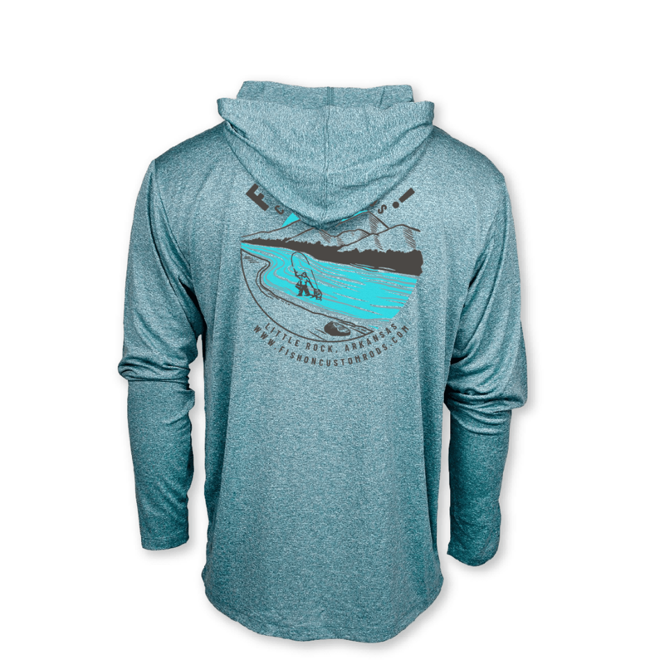 Performance Sun Hoodie - Fish On! Custom Rods