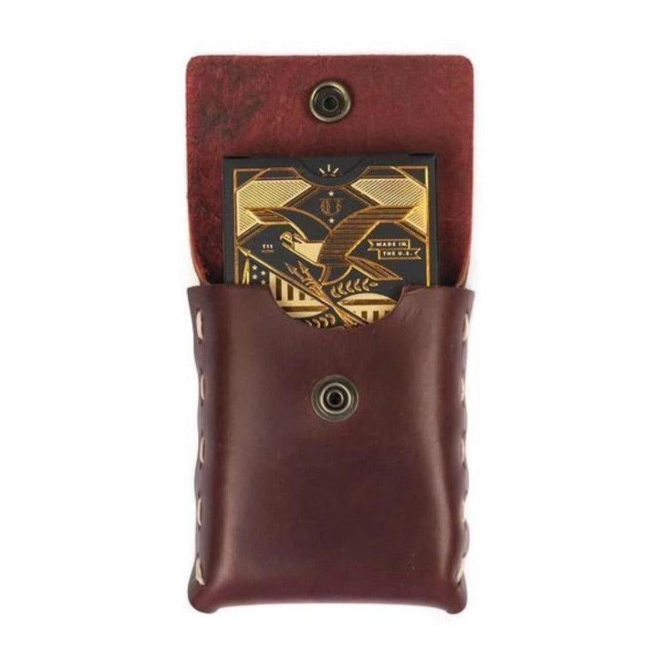 Prestige Leather Case with Union Playing Cards - Fish On! Custom Rods