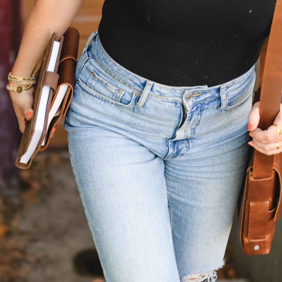 Scout Leather Satchel - Premium Quality, Durable, and Stylish - Fish On! Custom Rods