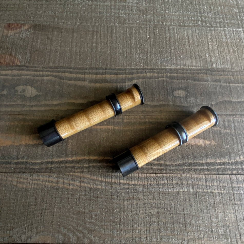 Stacked Bamboo Reel Seat Natural - Fish On! Custom Rods