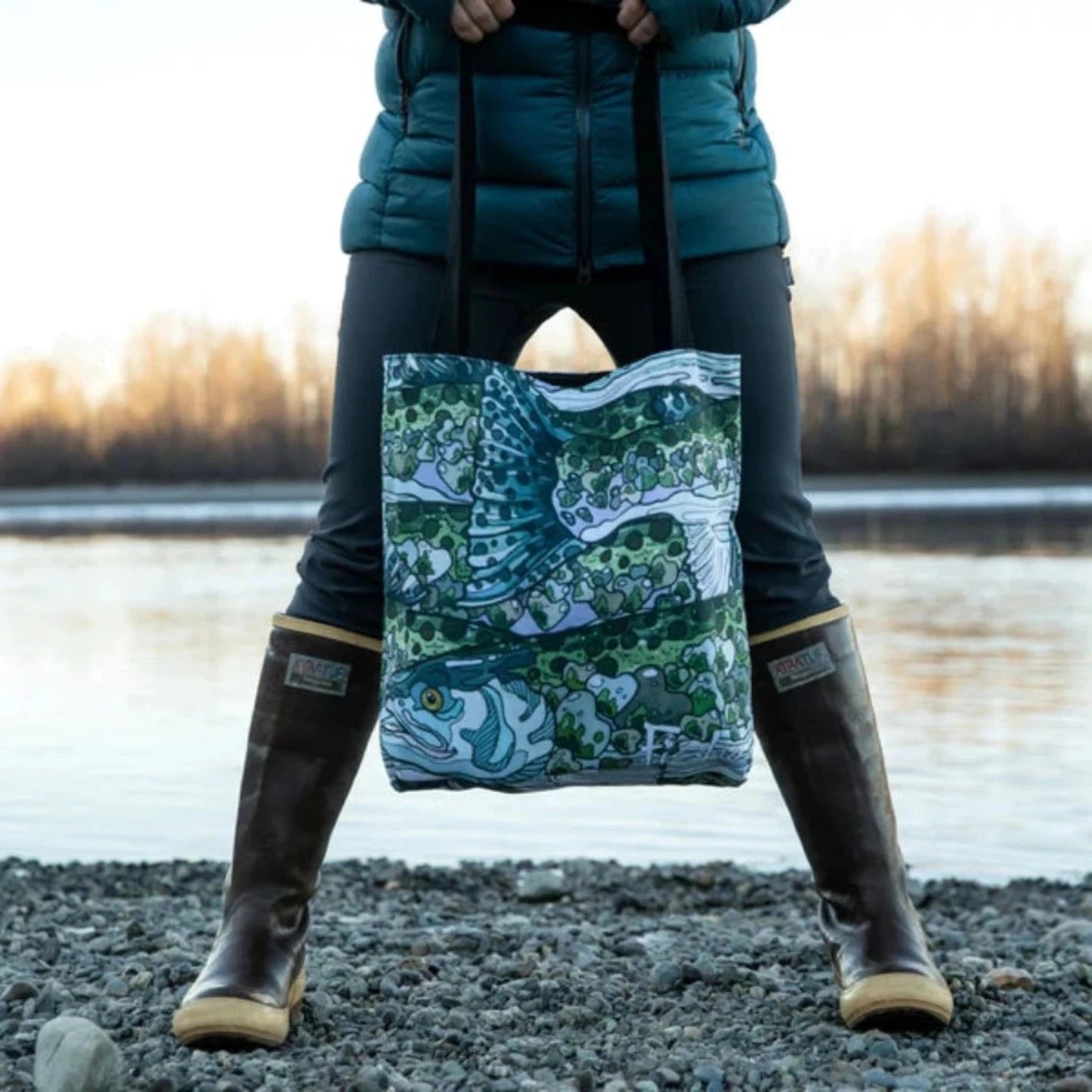 Steel My Heart Canvas Tote - Fish On! Custom Rods