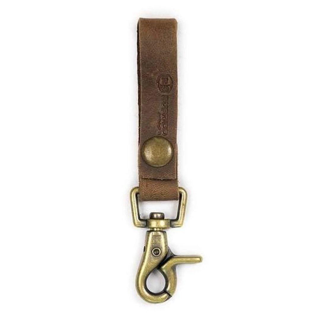 Super Loop Leather Key Chain - Fish On! Custom Rods