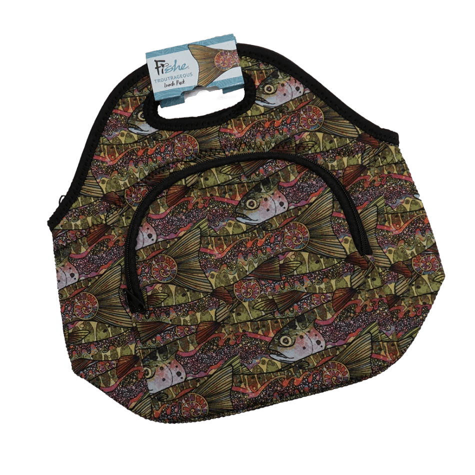 Troutrageous Rainbow Neoprene Lunch Pack - Fish On! Custom Rods