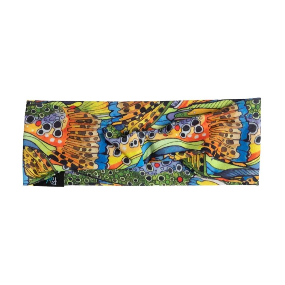 Unbound Brown Jersey Headband - Fish On! Custom Rods