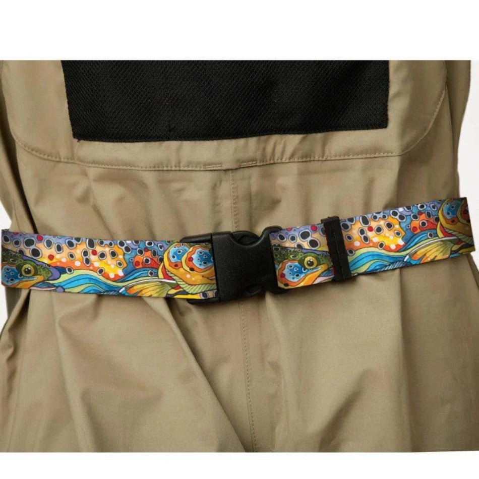 Unbound Brown Wading Belt - Fish On! Custom Rods