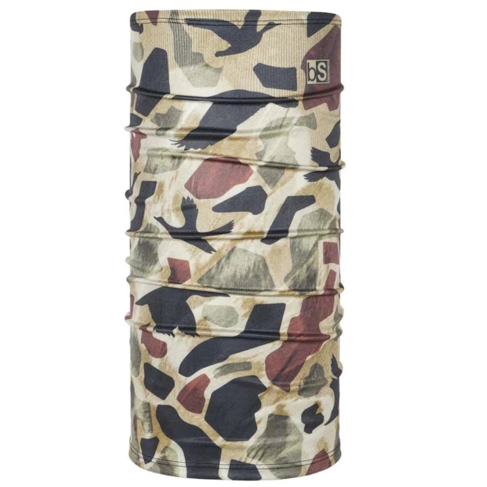 Versatile Duck Camo Neck Gaiter - UPF 50+ Sun Protection - Fish On! Custom Rods
