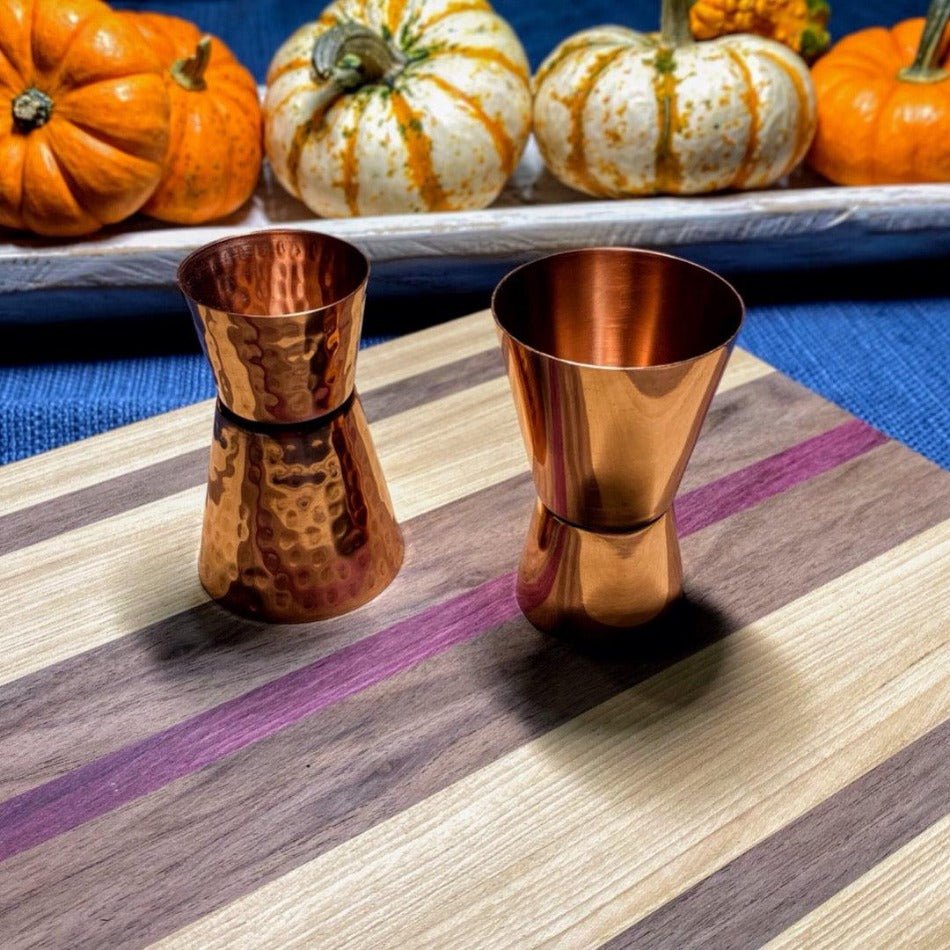 Vintage Copper Jigger - Hammered - Fish On! Custom Rods