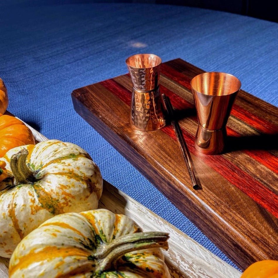 Vintage Copper Jigger - Hammered - Fish On! Custom Rods