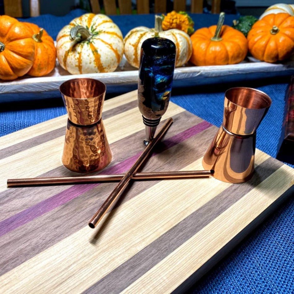 Vintage Copper Jigger - Smooth - Fish On! Custom Rods