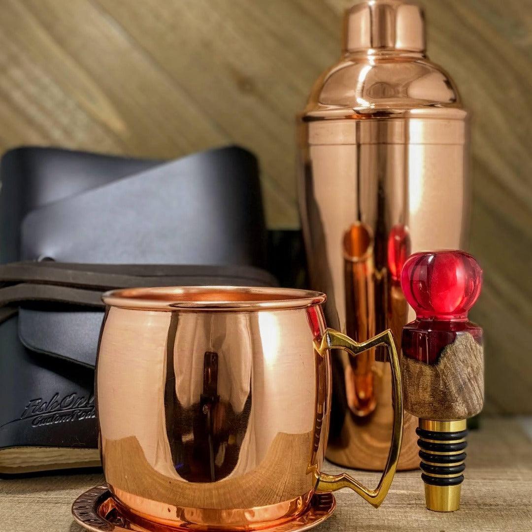 Vintage Copper Shaker Smooth - Fish On! Custom Rods