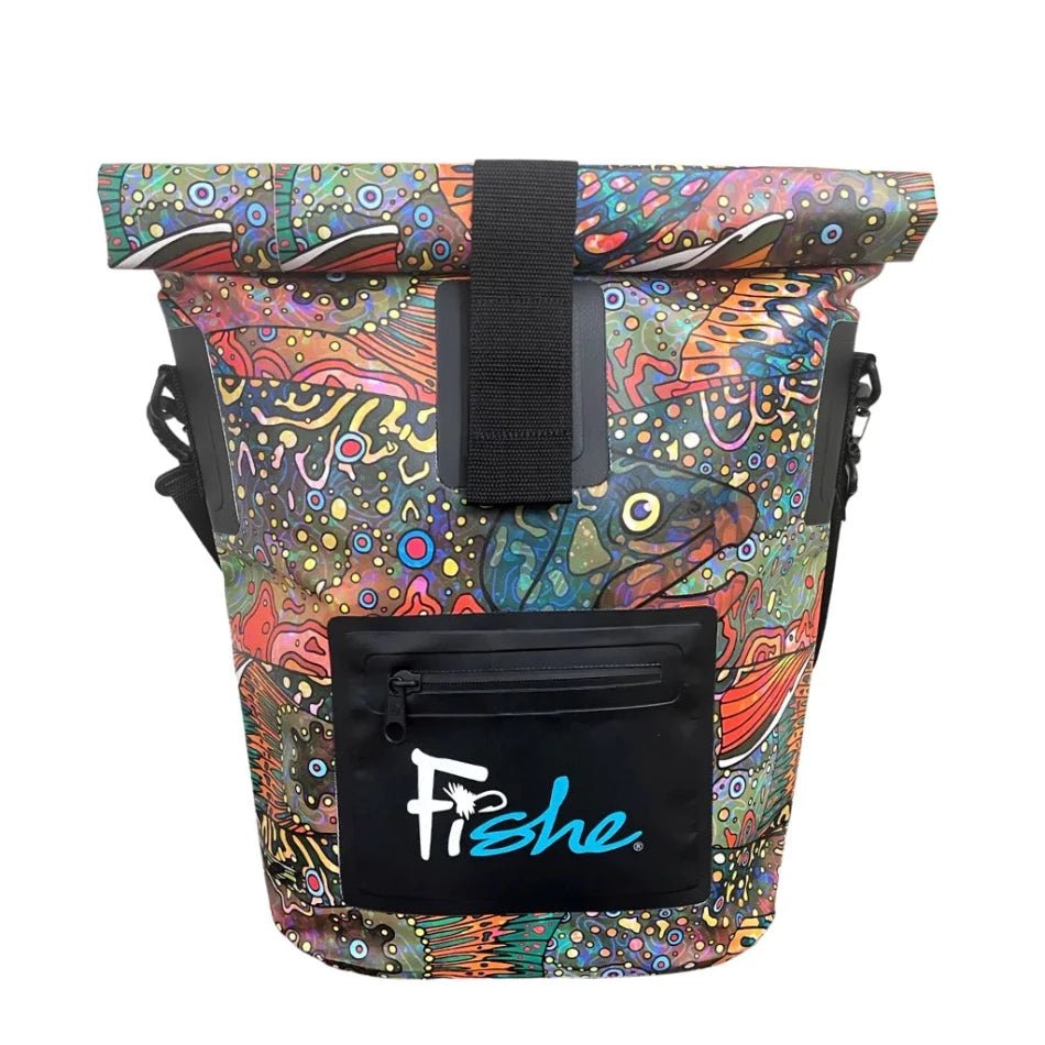 Waterproof Brookie Roll Tote Dry Bag - Ideal for Travel and Sports - Fish On! Custom Rods