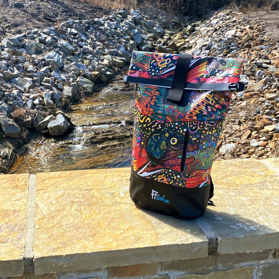 Waterproof Dry Bag - Ideal for Travel & Sports - Fishe Wear - Fish On! Custom Rods