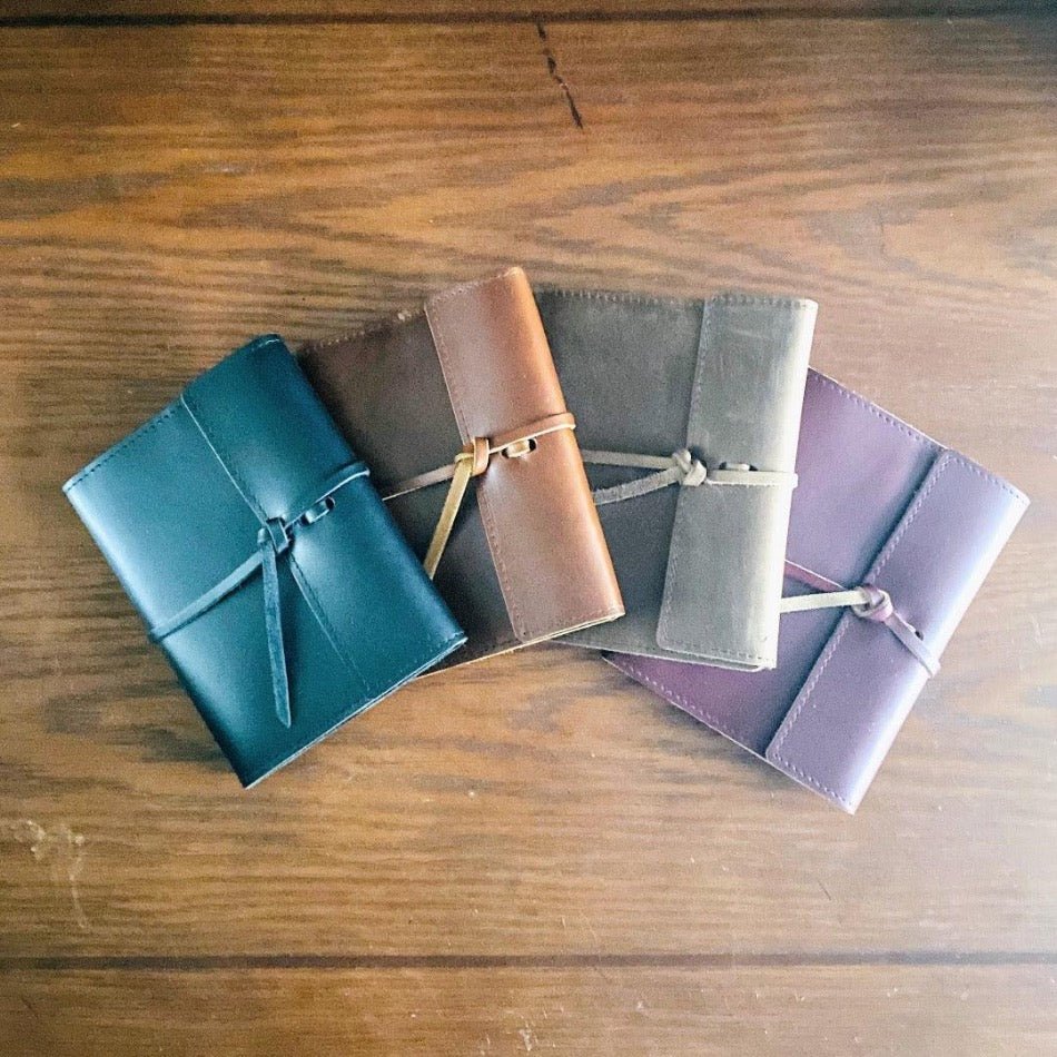 Writer’s Leather Notebook - Fish On! Custom Rods